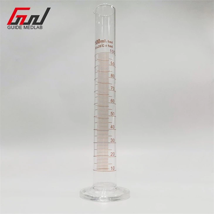 4 graduated cylinder in laboratory
